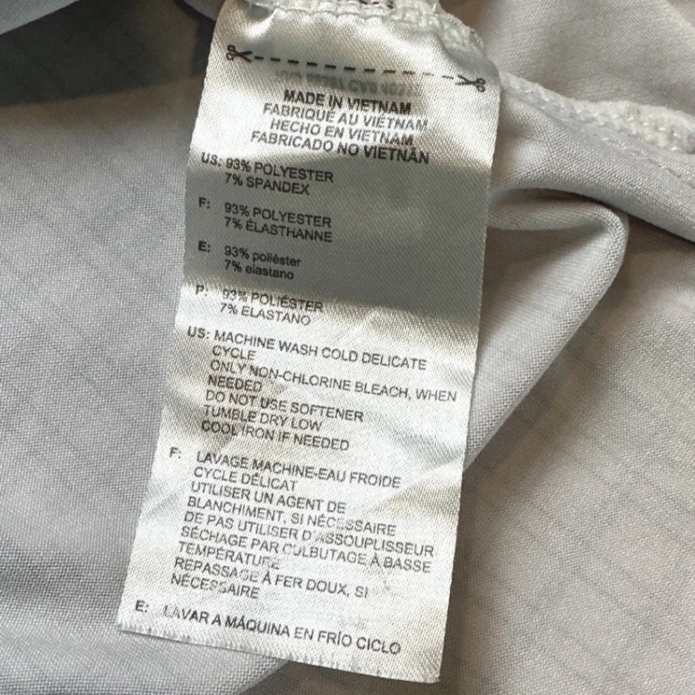 Adidas Golf Polo Shirt Mens 2XL White Grey PreLoved